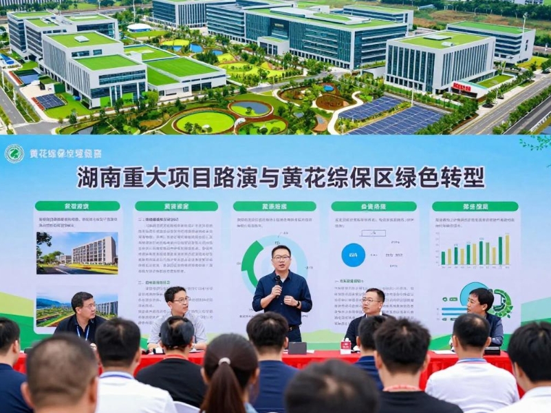 湖南重大项目路演与黄花综保区绿色转型